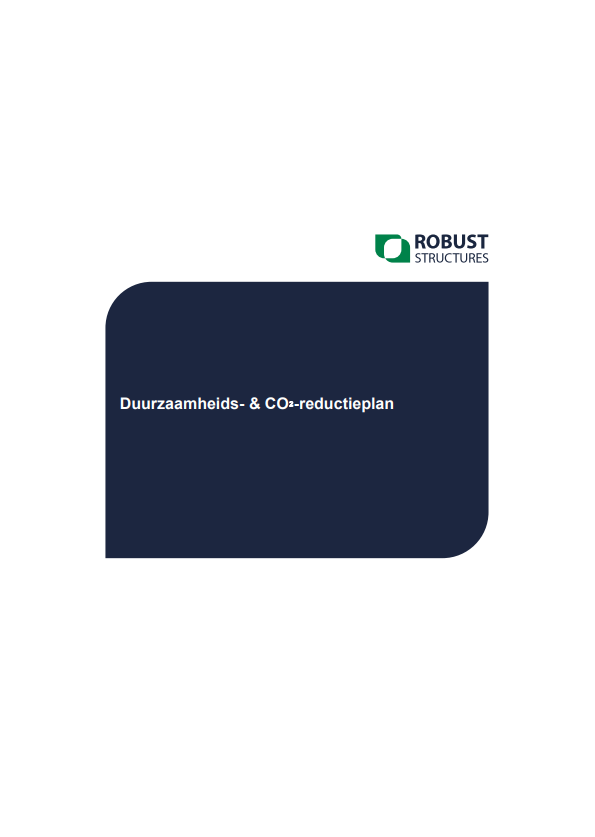 Robust duurzaamheids en co 2 reductieplan
