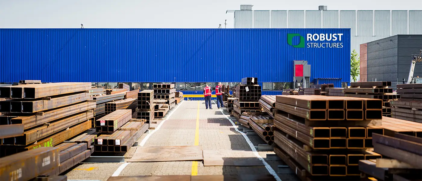 Buiten werkplaats robust structures