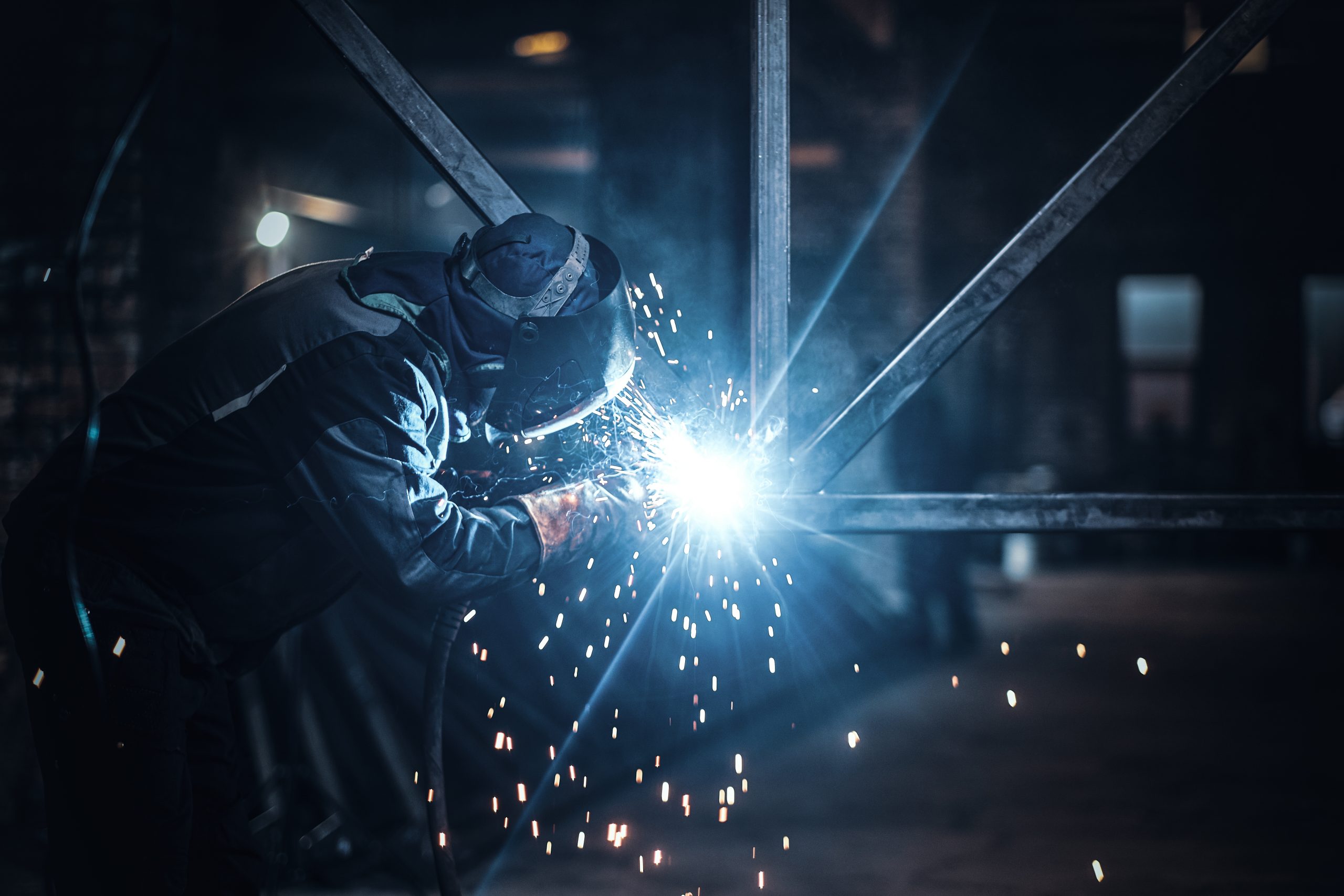 welding work with metal